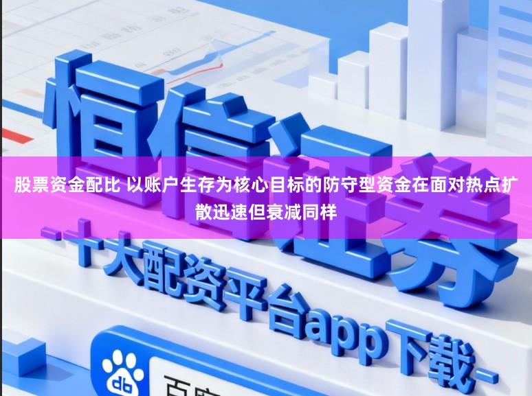 股票资金配比 以账户生存为核心目标的防守型资金在面对热点扩散迅速但衰减同样